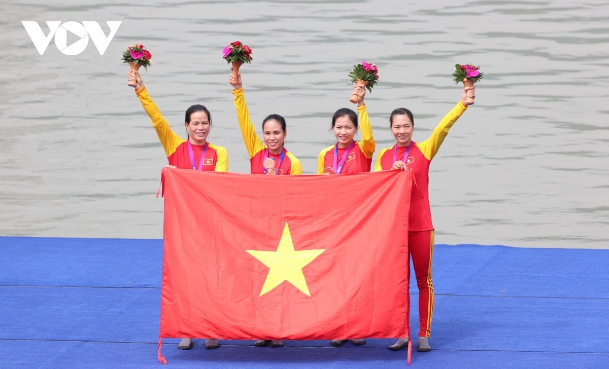 Vietnamese rowers bag first bronze medal at ASIAD Hangzhou